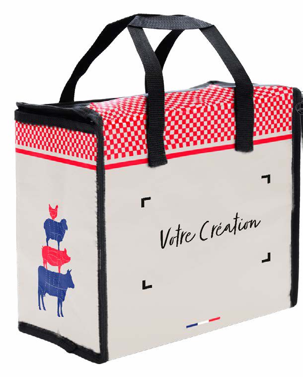 Sac Isotherme HBSi25 - Boucherie rouge